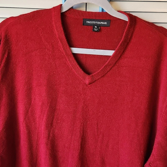Tricots St. Raphael Red Sweater - Picture 3 of 12